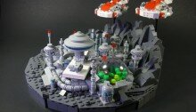 LEGO-миниатюра. Космическая колония на планете «Эферна-1»