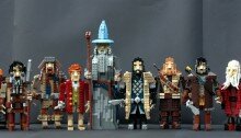 Гендальф, Бильбо и гномы из LEGO